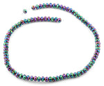 6mm Rainbow Topaz Faceted Rondelle Crystal Beads