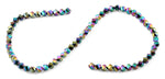 6mm Rainbow Twist Faceted Crystal Beads