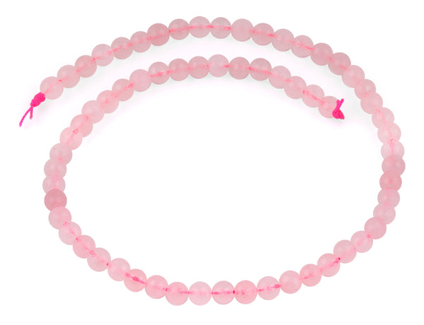 6mm Rose Quartz Faceted Gem Stone Beads