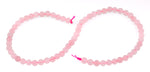6mm Rose Quartz Faceted Gem Stone Beads
