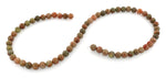 6mm Round Autumn Jasper Gem Stone Beads