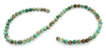 6mm Round Green Turquoise Gem Stone Beads