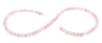 6mm Round Rose Quartz Gem Stone Beads