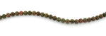 6mm Round Unakite Gem Stone Beads