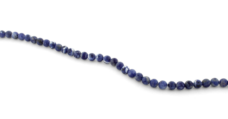 6mm Sodalite Round Gem Stone Beads