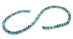 6mm Turquoise Jasper Round Gem Stone Beads