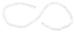 6mm White Twist Faceted Crystal Beads