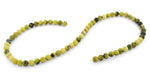 6mm Yellow Turtle Jasper Round Gem Stone Beads