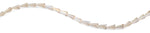 6x12mm Clear Cone Faceted Crystal Beads