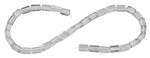 6x12mm Clear Grey Rectangle Faceted Crystal Beads