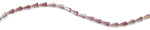 6x12mm Clear Purple Cone Faceted Crystal Beads