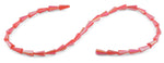 6x12mm Red Cone Faceted Crystal Beads