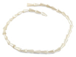 6x12mm Tan Cone Faceted Crystal Beads
