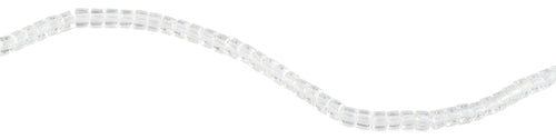 6X6mm Clear Square Faceted Crystal Beads