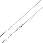 Sterling Silver 8 Sided Snake Chain 1.25mm