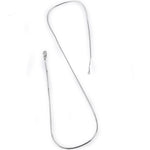 Sterling Silver 8 Sided Snake Chain 1.25mm