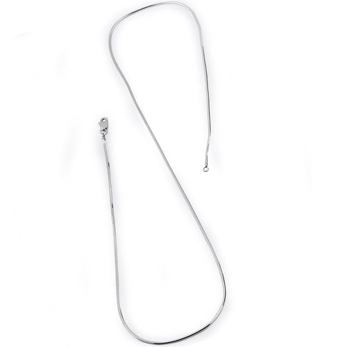 Sterling Silver 8 Sided Snake Chain 1.25mm