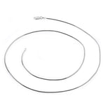Sterling Silver 8 Sided Snake Chain 1.25mm