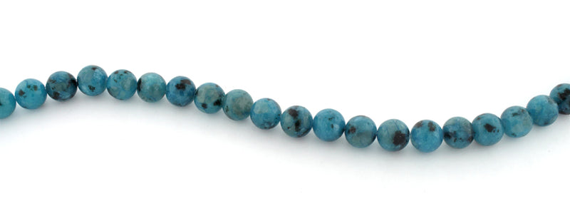 8mm Aqua Quartz Kiwi Turquoise Round Gem Stone Beads