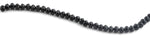 8mm Black Faceted Rondelle Crystal Beads
