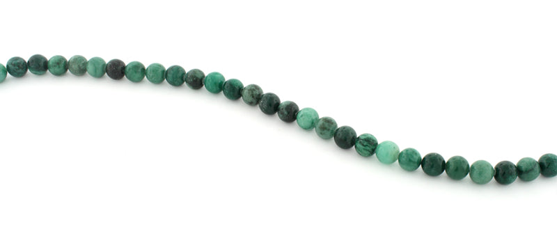 8mm Brazil Rainforest Jasper Round Gem Stone Beads