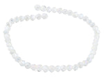 8mm Clear Twist Faceted Crystal Beads