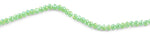 8mm Green Faceted Rondelle Crystal Beads
