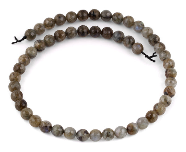 8mm Labradorite Faceted Gem Stone Beads