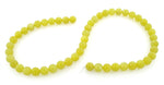 8mm Olive Jade Gem Stone Beads
