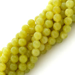 8mm Olive Jade Gem Stone Beads