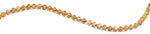 8mm Orange Twist Faceted Crystal Beads