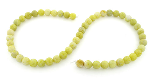 8mm Pineapple Jasper Round Gem Stone Beads