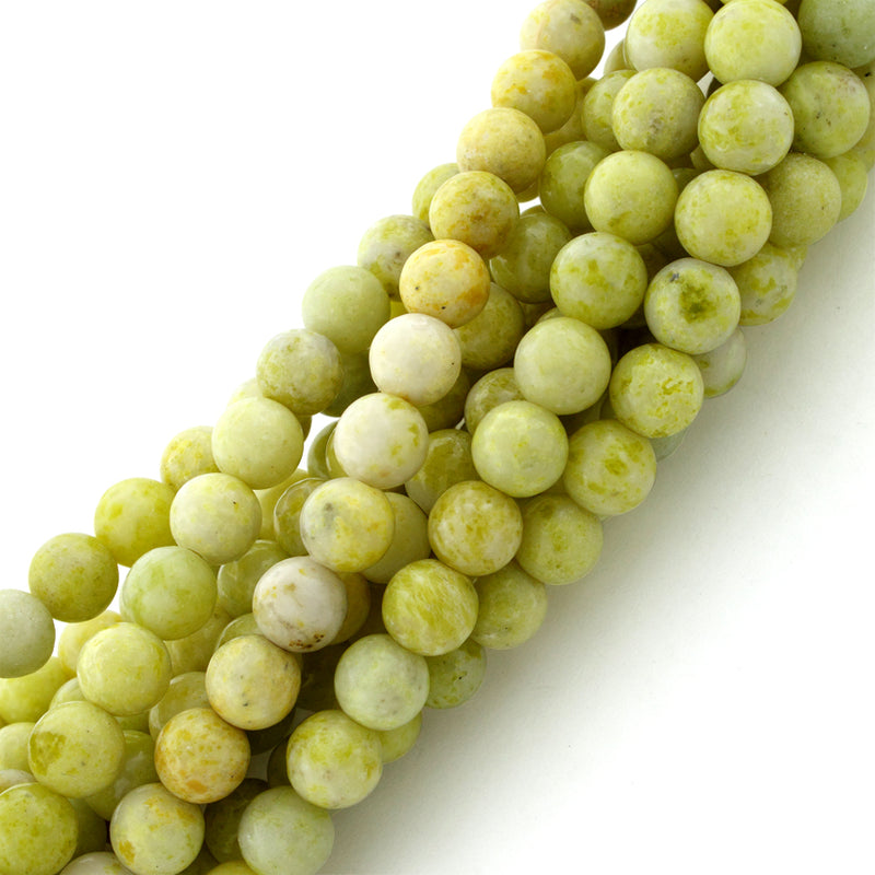 8mm Pineapple Jasper Round Gem Stone Beads
