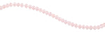 8mm Pink Faceted Round Crystal Beads