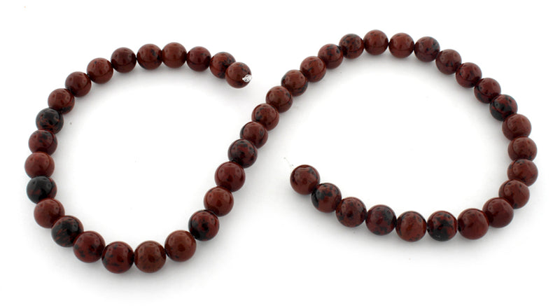 8mm Plain Round Assorted Gem Stone Beads