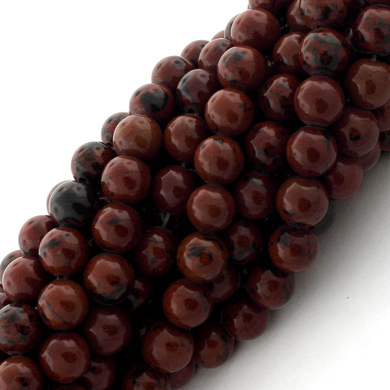 8mm Plain Round Assorted Gem Stone Beads