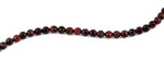 8mm Red Tiger Eye Faceted Gem Stone Beads