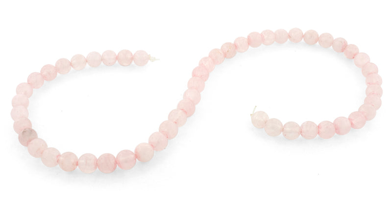 8mm Rose Quartz Round Gem Stone Beads