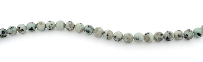 8mm Sesame Jasper Round Gem Stone Beads