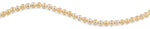 8mm Yellow Round Faceted Crystal Beads