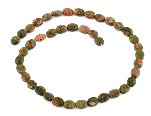 8x10MM Unakite Oval Gemstone Beads