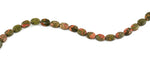 8x10MM Unakite Oval Gemstone Beads