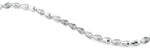 8x12mm Grey Drop Faceted Crystal Beads