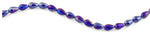 8x12mm Purple Drop Faceted Crystal Beads