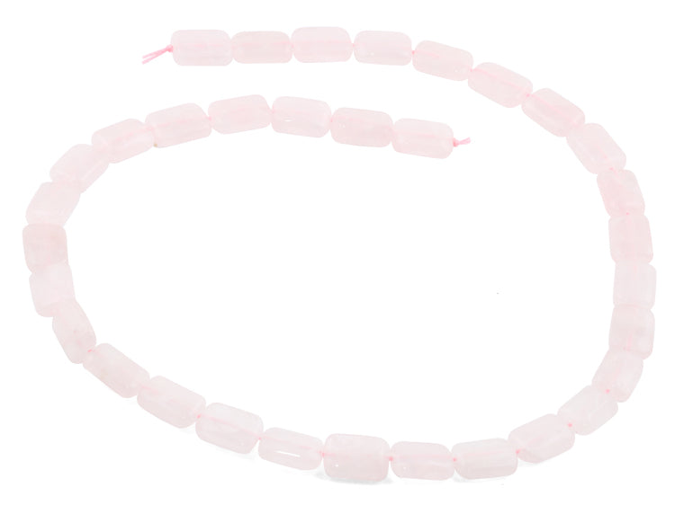 8x12mm Rose Quartz Rectangular Beads