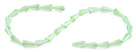 8x16mm Green Cone Faceted Crystal Beads
