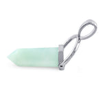8X35mm Faceted Single Point-Swing Amazonite Pendant