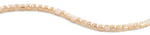 8x8mm Peach Square Faceted Crystal Beads