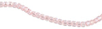 8x8mm Pink Square Faceted Crystal Beads