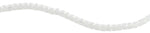 8x8mm White Square Faceted Crystal Beads